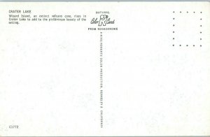 Crater Lake National Park Lake Wizard Oregon Extinct Volcano Postcard