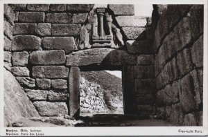 Greece Mycenes Porte des Lions Vintage RPPC  C171