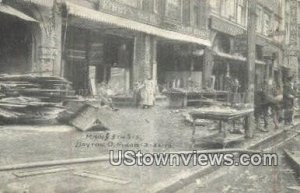 Main & 5th St, Flood 3-26-1913 - Dayton, Ohio