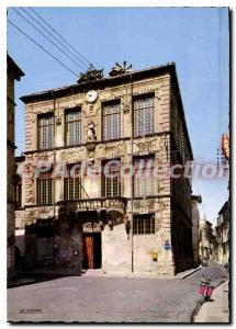 Modern Postcard Tarascon Sur Rhone Hotel De Ville Rue des Halles