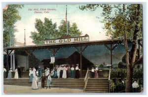 c1910's The Old Mill Elitch Garden Denver Colorado CO Unposted Antique Postcard