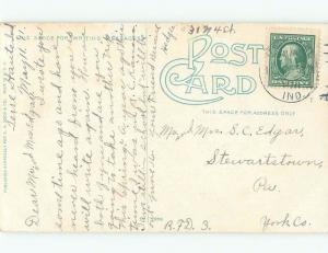 Divided-Back SCHOOL SCENE Terre Haute Indiana IN E2879