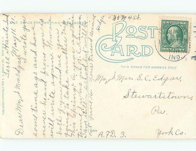 Divided-Back SCHOOL SCENE Terre Haute Indiana IN E2879