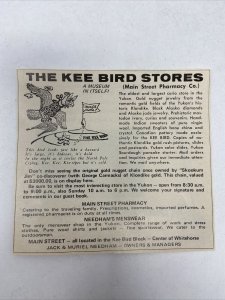 1969 Kee Bird Stores Yukon Territory Whitehorse Print Ad Jack & Muriel Needham