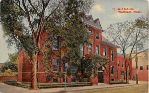 Police Station in Waltham, Massachusetts