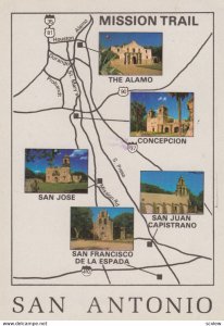 MAP: Mission Trail , SAN ANTONIO , Texas , 1986