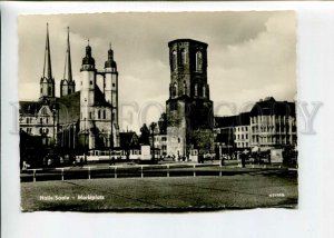 3142734 Germany HALLE SAALE Marktplatz Market square Vintage PC