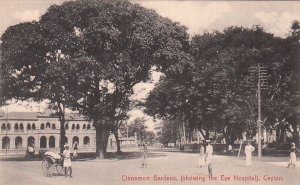 Postcard Cinnamon Gardens Showing Eye Hospital Ceylon Sri Lanka