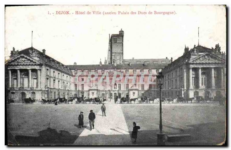 Postcard Dijon Old Town Hotel Palais des Ducs de Bourgogne