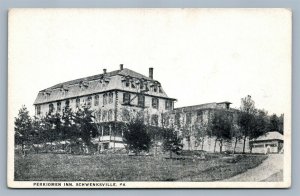 SCHWENKSVILLE PA PERKIOMEN INN ANTIQUE POSTCARD