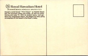 Postcard HOTEL SCENE State of Hawaii HI AM8895