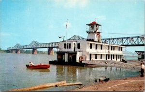 Postcard U.S. Coast Guard Station on the Ohio River in Louisville, Kentucky~1246