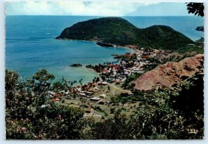 GUADALOUPE ~ Les Saintes VILLAGE de TERRE de HAUT 1974 ~ 4x6 Postcard