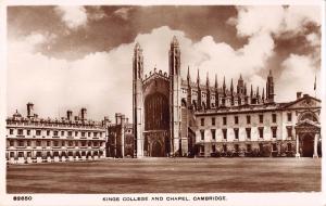 BR80770 kings college and chapel cambridge real photo  uk