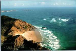 Cape Reinga overlooking Te Rerenga Wairua New Zealand Postcard