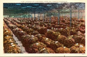 Interior Of A Southern Loose-Leaf Tobacco Warehouse