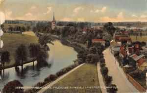 uk39595 view from memorial theatre tower stratford on avon  uk lot 22 uk