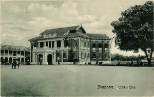 PC CPA SINGAPORE, CRICKET CLUB, VINTAGE POSTCARD (b3490)