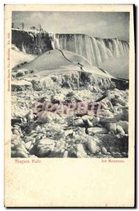 Old Postcard Niagara Falls Ice Mountain