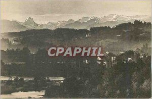 Old Postcard Pau La Chaine des Pyrenees