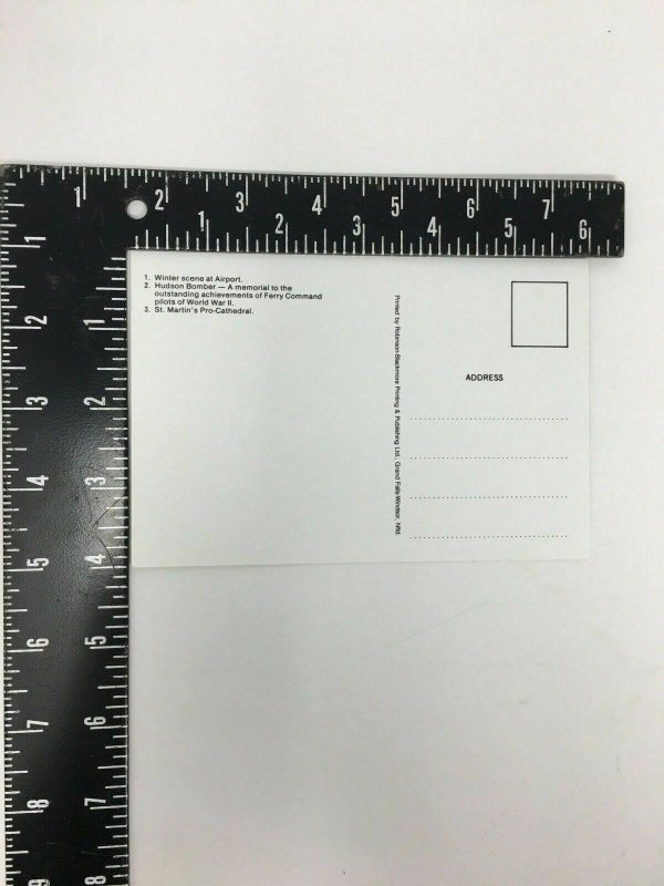 Gander Newfoundland Canada Tri View Postcard