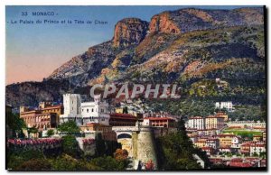 Old Postcard Monaco The Prince's Palace and the Dog Tete