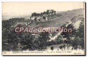 Old Postcard Arques la Bataille Seine Inferieure overlooking the castle and t...