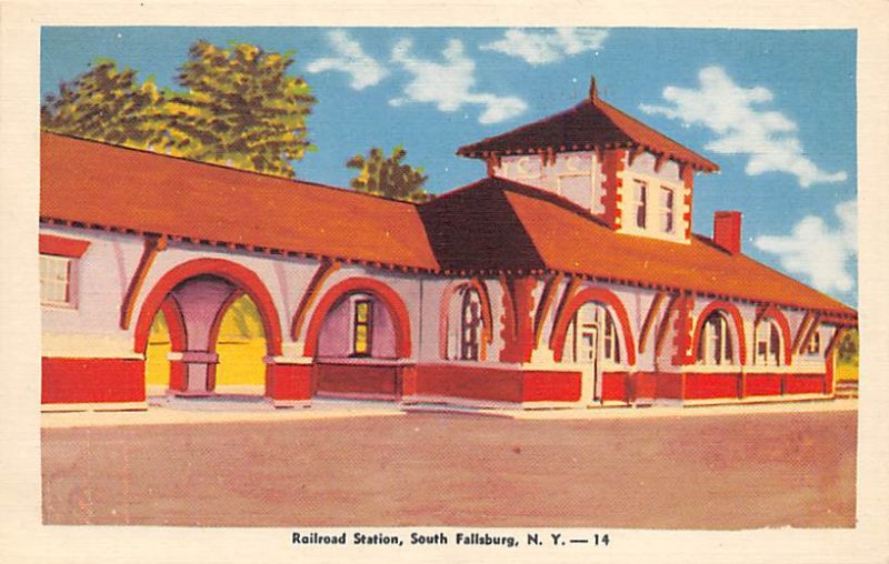 Railroad Station South Fallsburg, NY USA  