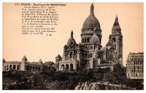France  Paris Basilique du Sacre Coer