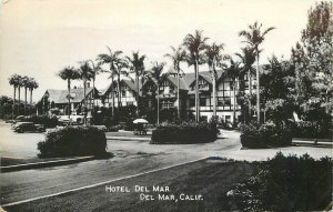 Postcard RPPC  California Del Mar Hotel occupation 23-6784