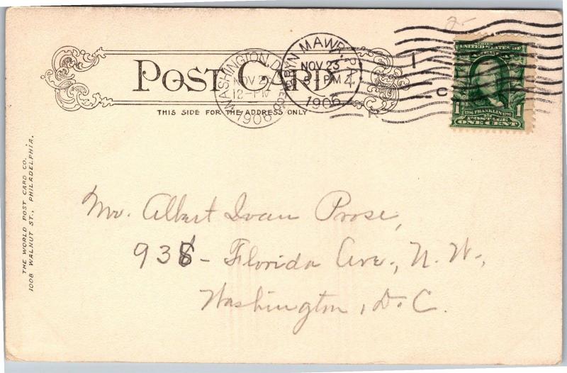 Bryn Mawr Park PA Undivided Back c1906 Vintage Postcard K13