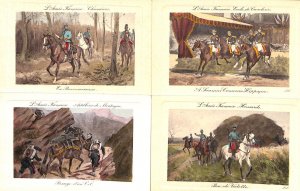 French army cavalry military school Saumur hussars mountain artillery & hunters 