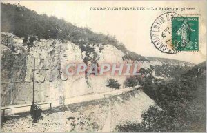 Postcard Old Gevrey Chambertin La Roche Weeping