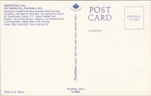 Penticton Inn Penticton BC British Columbia Postcard D75 As Is