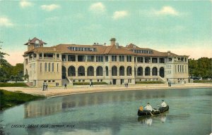 United States Casino Belle Isle Detroit postcard 