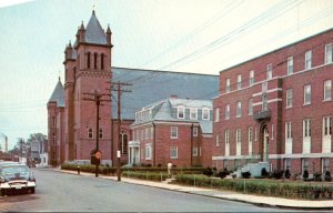 New Hampshire Nashua St Patrick's Rectory Parish School and Church