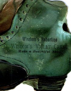 1889 Die-Cut Shoe Wisdom's Robertine & Violet Cream For The Skin #6Z