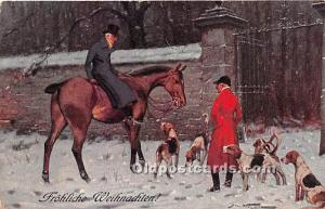 Frohliche Weihnachten Hunting 1907 