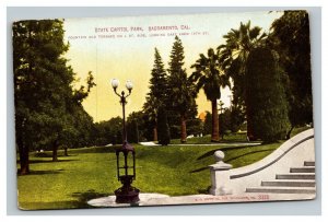 Vintage 1910's Postcard State Capitol Park Sacramento California