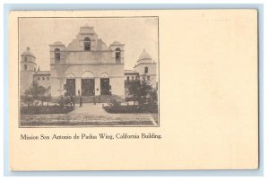c1900s Mission San Antonio De Padua Wing, California CA Building PMC Postcard