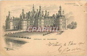 Old Postcard Castles of Touraine Chateau de Chambord