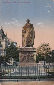 Germany Frankfurt am Main Goethe Denkmal 1911