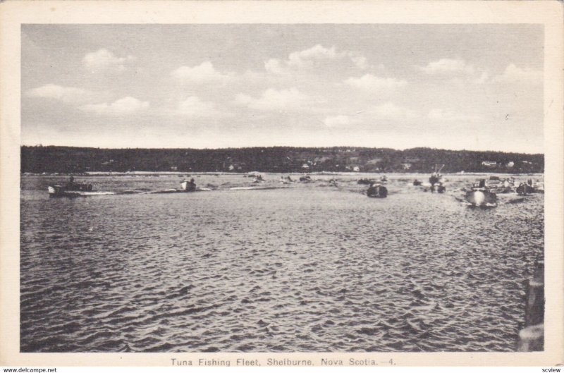 SHELBURNE , Nova Scotia ,30s-40s; Tuna Fishing Fleet