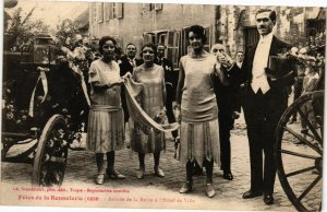 CPA TROYES Fetes de la Bonneterie - Arrivée de la reine (179241)