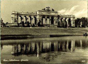 RPPC Schonbrunn Gloriette Vienna Austria Real Photo Postcard