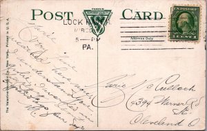 Postcard Continental Condensed Mill Co Mill Hall PA