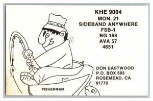 QSL Radio Card From Rosemead CA California KHE 9004 