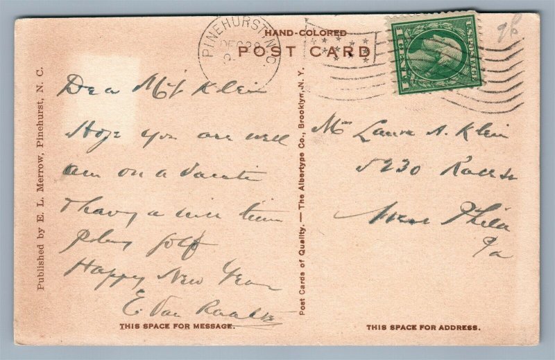 PINEHURST NC BARGAIN DAY ANTIQUE POSTCARD