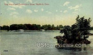 Dog Island and Connecticut River - Hartford