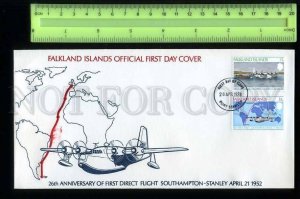 230071 FALKLAND 1978 direct flight Southampton-Stanley PLANES